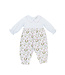 Cypress Row Christmas Toile & Stripe Collins Romper