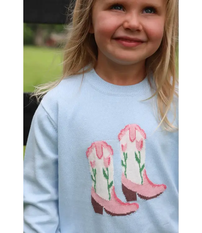 Beaufort Bonnet Buckhead Blue/Boot Isabelle's Intarsia Sweater