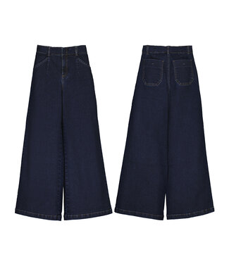 Mayoral Super Dark Relaxed Dress Pant