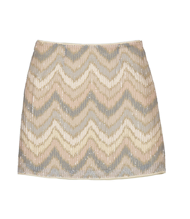 Mayoral Nude Sequin Skirt