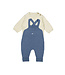 Mayoral Arctic Blue Dungarees Set