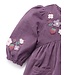 purebaby Heather Plum Blooms Dress