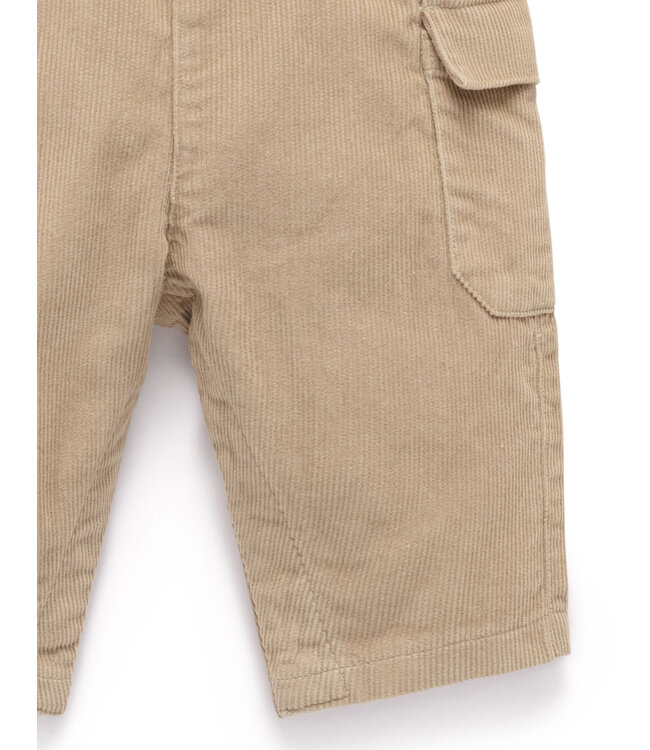 purebaby Mushroom Corduroy Overall