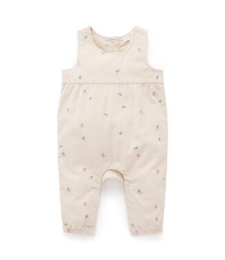 purebaby Orchard Embroidered Corduroy Romper