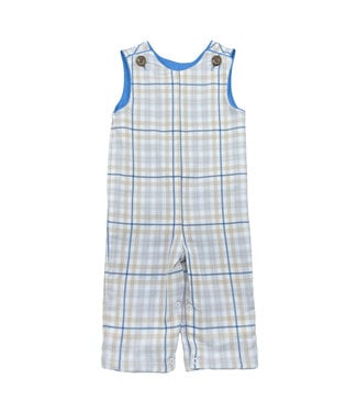 Saltwater Boys Co. Khaki/Blue Plaid Rivers Reversible Longall