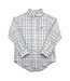 Saltwater Boys Co. Khaki Blue Plaid Carter Oxford Shirt