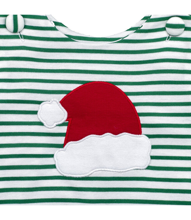 Saltwater Boys Co. Green Stripe Santa Hat Jack Longall