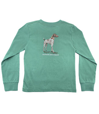 Saltwater Boys Co. Hunter Green Pointer Tee