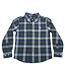 Saltwater Boys Co. Green Plaid Folly Island Flannel Shirt