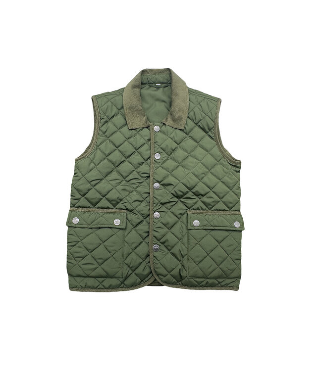 Saltwater Boys Co. Green Derby Quilted Vest