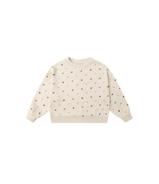 Rylee & Cru Antique Hearts Boxy Pullover
