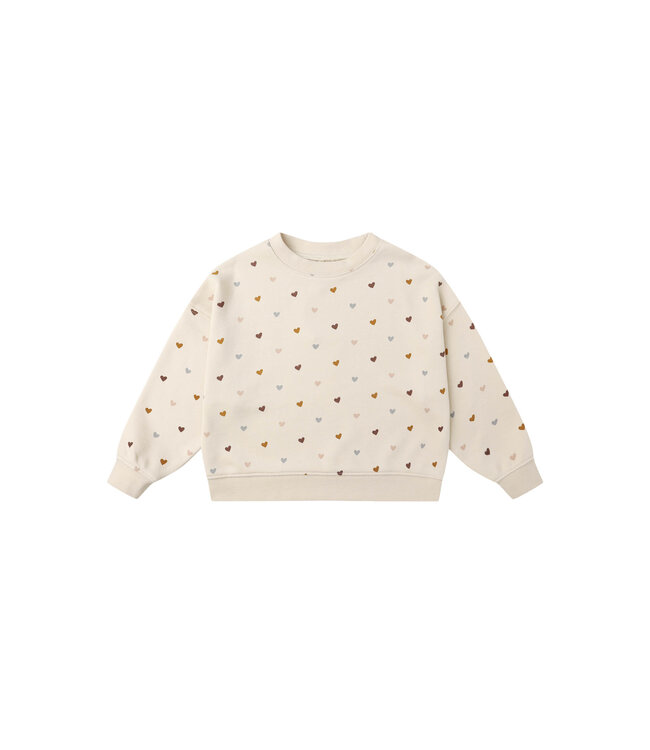 Rylee & Cru Antique Hearts Boxy Pullover