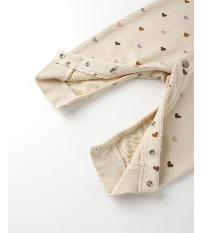 Rylee & Cru Antique Hearts Button Down Jumpsuit