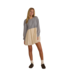 Dusty Blue Sweatshirt Dress