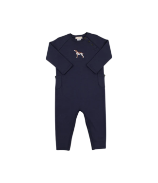 Beaufort Bonnet Nantucket Navy Dog Rayburn Romper