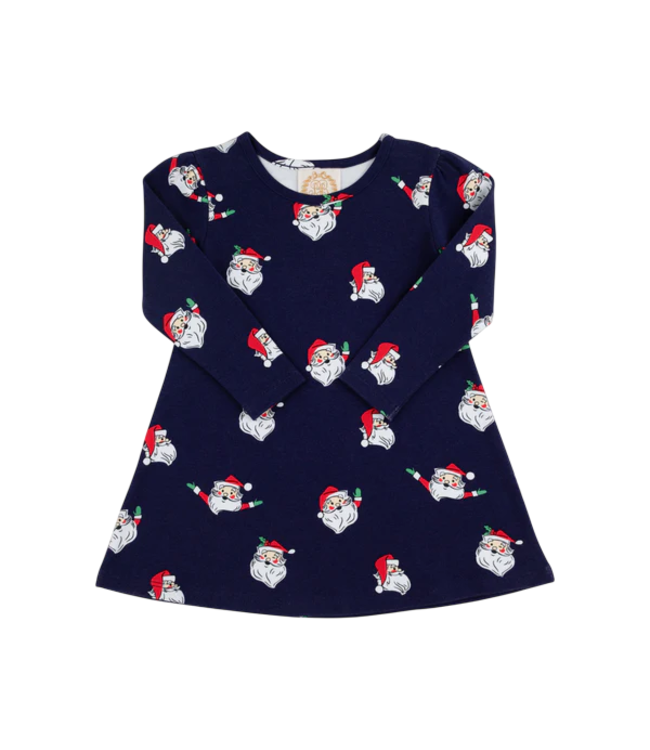Beaufort Bonnet Jolly Old St. Nick L/S Penny's Play Dress