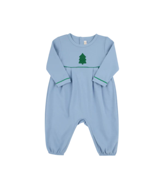 Beaufort Bonnet Barrington Blue/Green Christmas Tree L/S Bradford Romper