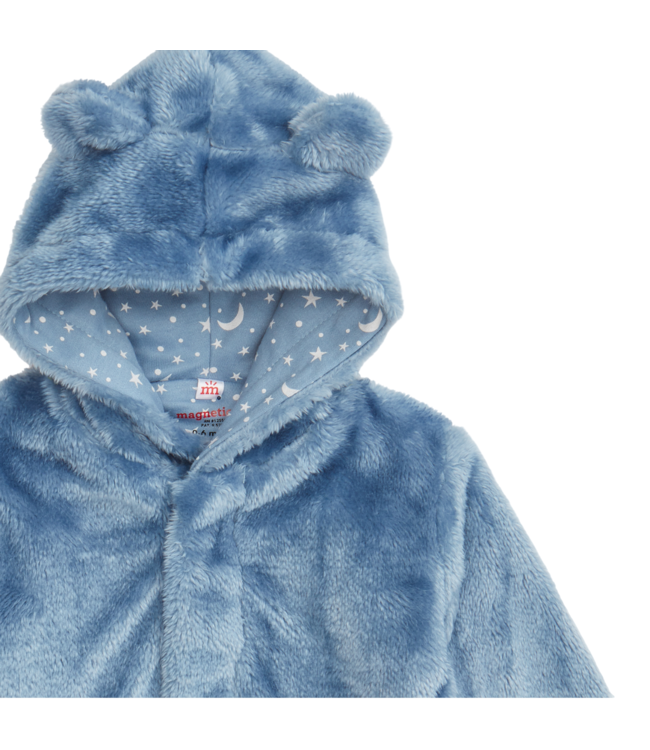 Magnificent Baby Winter Sky Minky Magnetic Bear Jacket
