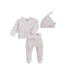 Magnificent Baby Pink Savannah Plains Modal Kimono w/Ruffle