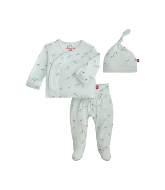 Magnificent Baby Teal Savannah Plains Modal Kimono