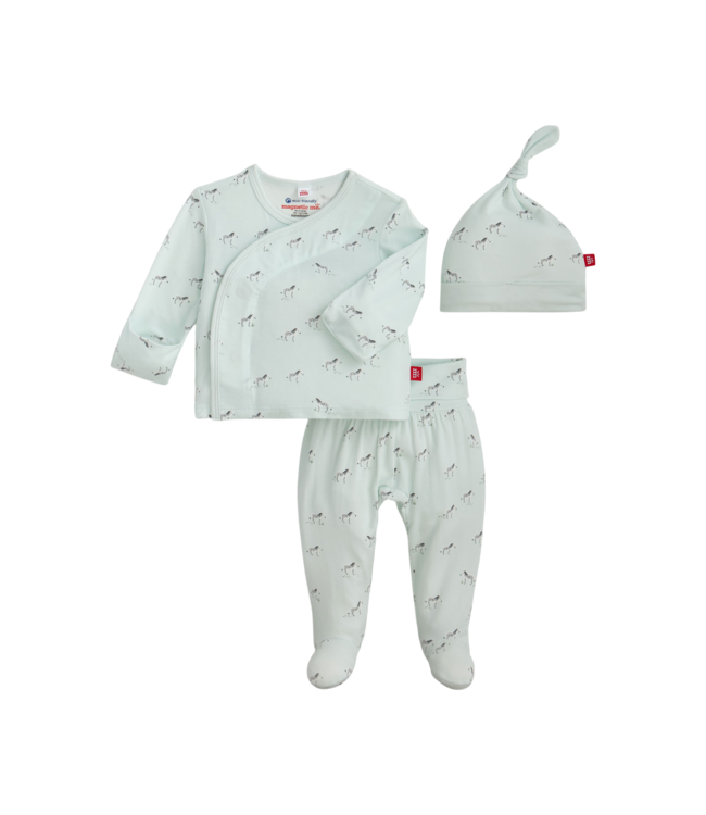 Magnificent Baby Teal Savannah Plains Modal Kimono