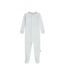 Magnificent Baby Blue Stripe Organic Cotton Footie
