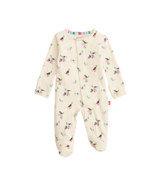 Magnificent Baby Quack Me Up Organic Cotton Footie