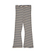Green Cotton Oak/Night Blue Stripe Flared Pant