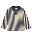 Green Cotton Oak/Night Blue Stripe L/S Polo