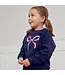 Green Cotton Night Blue Bow Sweatshirt