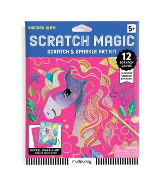 hachette book group Unicorn Glam Scratch & Sparkle Art Kit