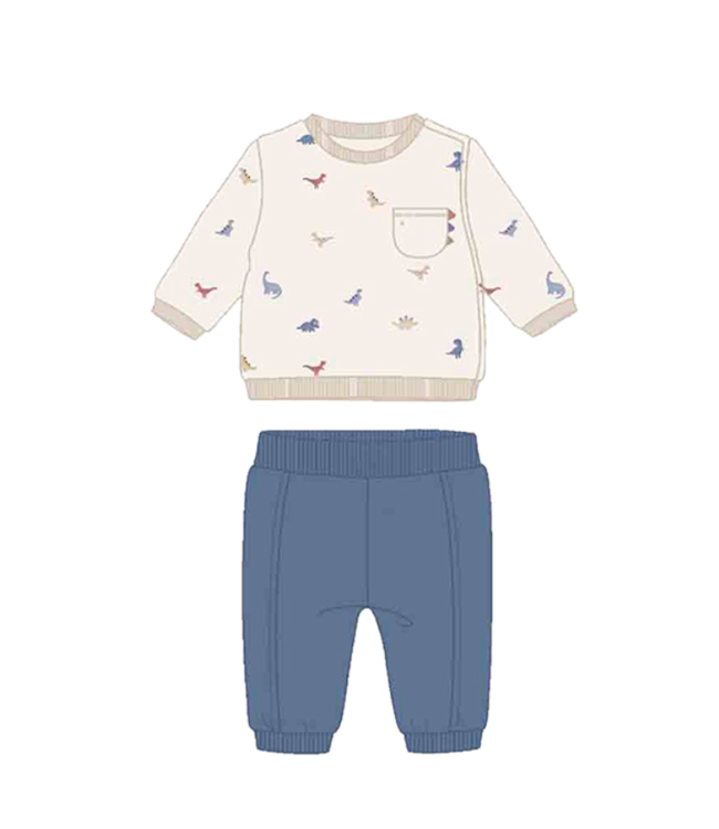 Mayoral Arctic Blue Knit Set