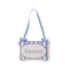 cupcakes & cartwheels Shhhh! Embroidered Pillow Door Hanger-Blue