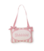 cupcakes & cartwheels Shhhh! Embroidered Pillow Door Hanger-Pink