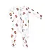 dear perli Santa's Cookies Zip Footie