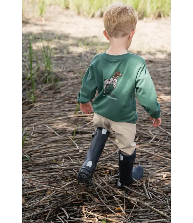 Saltwater Boys Co. Hunter Green Pointer Tee