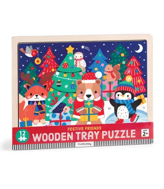hachette book group Christmas 12 Pc. Wood Puzzle