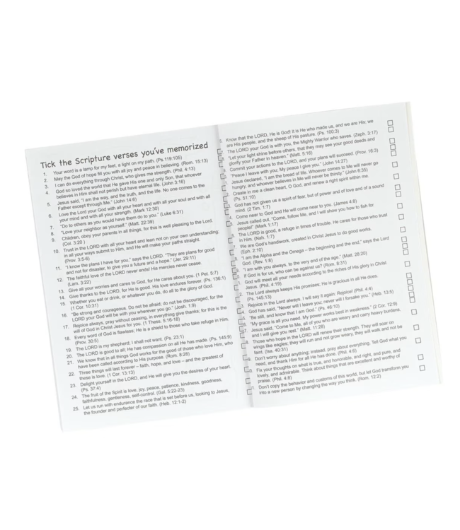 Christian Art Gifts 77 Memory Verses