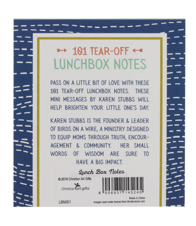 Christian Art Gifts 101 Lunchbox Notes