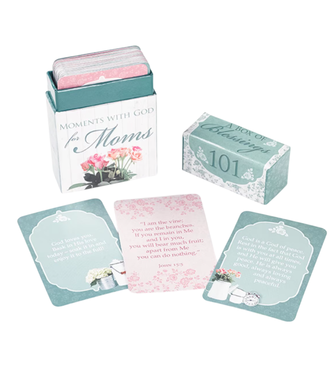 Christian Art Gifts Box of Blessings Moments with God for Moms