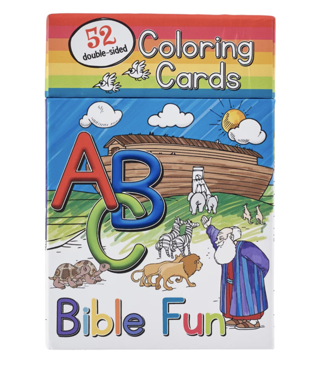Christian Art Gifts 52 ABC Bible Fun Coloring Cards