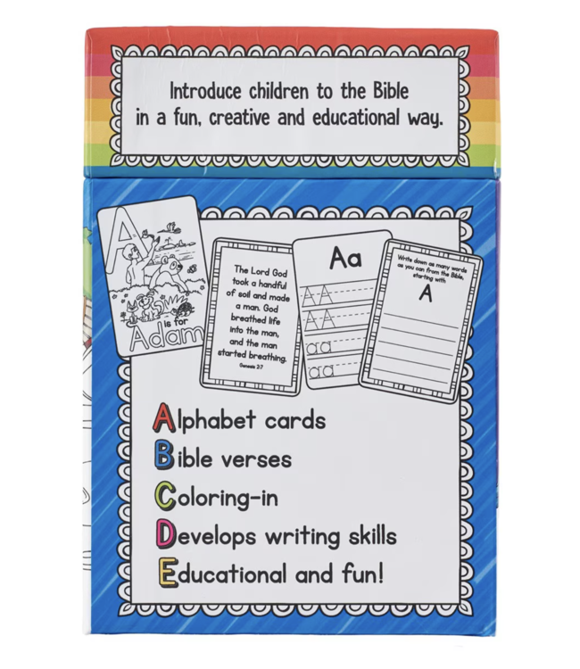 Christian Art Gifts 52 ABC Bible Fun Coloring Cards