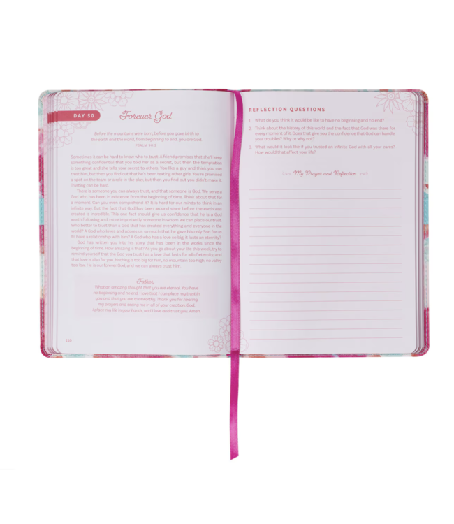 Christian Art Gifts Devotional Moments w/God for Teen Girls