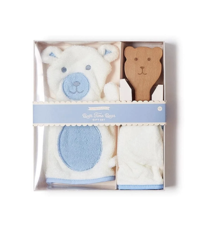 cupcakes & cartwheels Bear Bath Time Gift Set