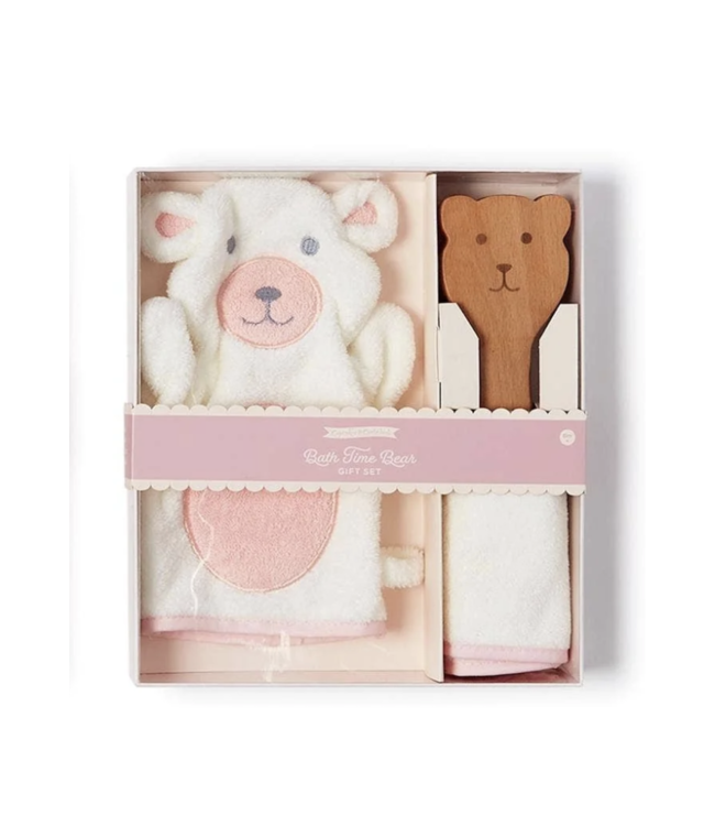 cupcakes & cartwheels Bear Bath Time Gift Set