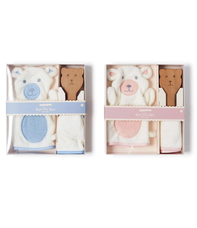 cupcakes & cartwheels Bear Bath Time Gift Set