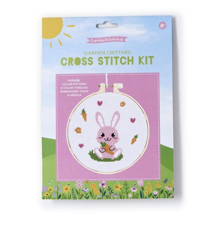 Garden Critters Cross-Stitch Kit