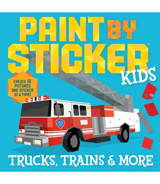 hachette book group Paint by Sticker Kids: Trucks, Trains & More