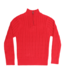 Pedal Red Truckee 1/4 Zip Cable Sweater