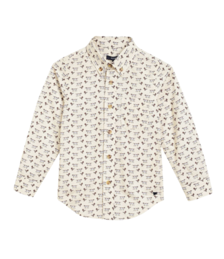 Pedal Wheat Dog Print Shirt